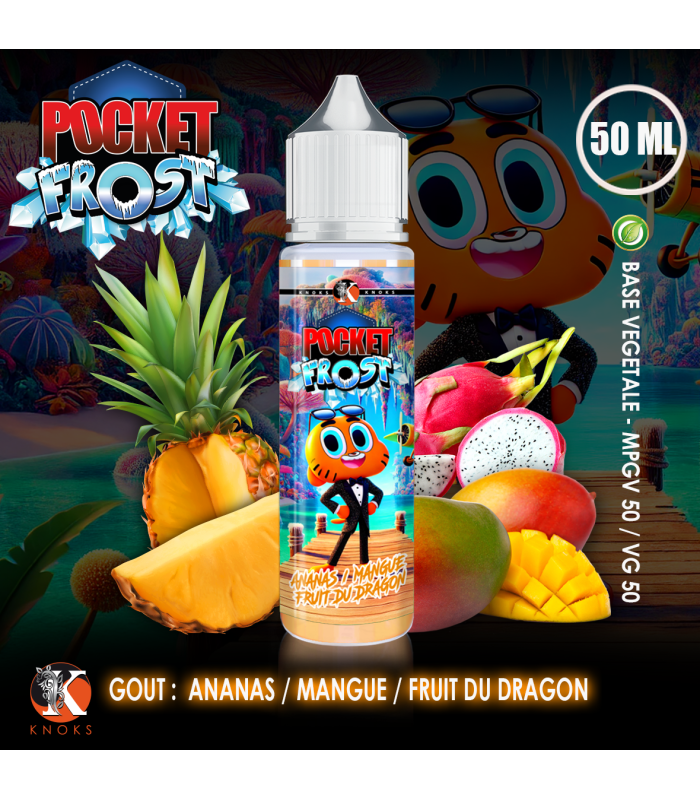 Ananas / Mangue / Fruit du Dragon 50 ml - Pocket Frost