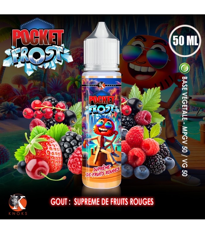 Suprême de Fruits Rouges 50 ml - Pocket Frost