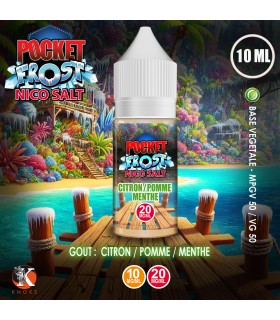 Citron / Pomme / Menthe 10 ml - Par 10 - Pocket Frost