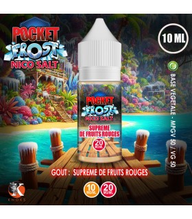 Suprême de Fruits Rouges 10 ml - Par 10 - Pocket Frost