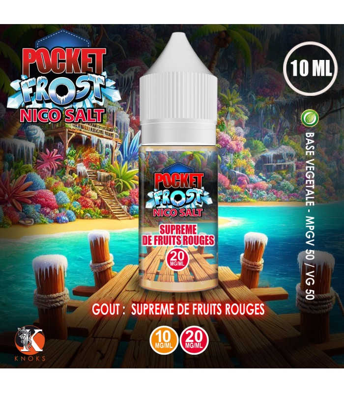 Suprême de Fruits Rouges 10 ml - Par 10 - Pocket Frost