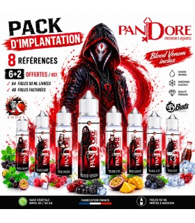 Pack d'implantation Pandore 8 références 50 ml — Blood Venom inclus