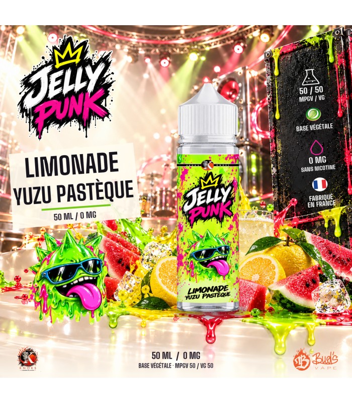 Limonade Yuzu Pastèque 50ml - Jelly Punk