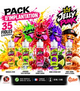 Pack d’implantation Jelly Punk — 35 fioles 50 ml — KNOKS